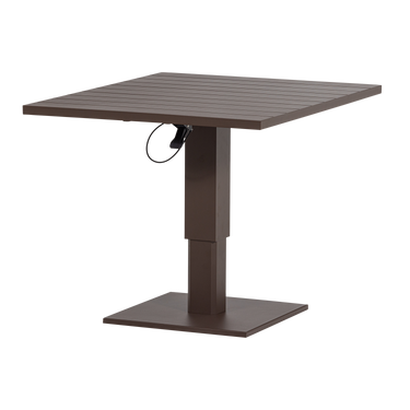 TESSO HEIGHT ADJUSTABLE GARDEN TABLE GARDEN ALUMINUM BROWN