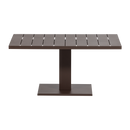 TESSO HEIGHT ADJUSTABLE GARDEN TABLE GARDEN ALUMINUM BROWN