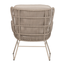 GRACE GARDEN LOUNGE CHAIR STEEL/ROPE SAND
