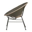KAZOUN GARDEN LOUNGE CHAIR WICKER GREEN