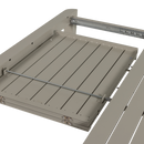 OVARA EXTENDABLE GARDEN TABLE ALUMINIUM SAND