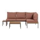 ZARO GARDEN MODULAR LOUNGE SET METAL/POLYWOOD PINK