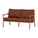 CAVERO GARDEN 2-SEATER SOFA ALUMINIUM TERRA/NATURAL