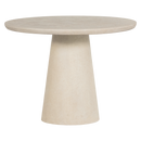 KEVON GARDEN TABLE ROUND O100 CM REINFORCED CONCRETE NATURAL