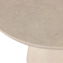KEVON GARDEN TABLE ROUND O100 CM REINFORCED CONCRETE NATURAL