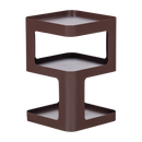 WOOOD - Riv Sidebord/Sengebord Metal Lilla/Brun 35x35 cm