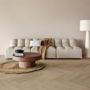 WOOOD - Pepper 3-personers Sofa i Melange - Sand 300 cm