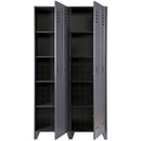 STIJN LOCKERCABINET STEEL GREY [fsc]