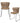 WINGS GARDEN CHAIR NATURAL - SET OF 2
