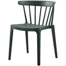 BLISS GARDEN CHAIR WITH BARS PLASTIC ARMY GREEN