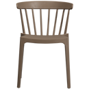 BLISS GARDEN CHAIR WITH BARS ORGANIC FIBER BROWN MELANGE