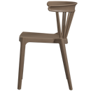 BLISS GARDEN CHAIR WITH BARS ORGANIC FIBER BROWN MELANGE