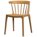 BLISS GARDEN CHAIR WITH BARS ORGANIC FIBER CARAMEL MELANGE