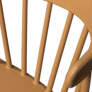 BLISS GARDEN CHAIR WITH BARS ORGANIC FIBER CARAMEL MELANGE