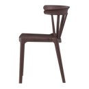 BLISS GARDEN CHAIR WITH BARS PLASTIC PURPLE/BROWN