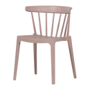 BLISS GARDEN CHAIR WITH BARS PLASTIC SALMON PINK