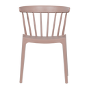 BLISS GARDEN CHAIR WITH BARS PLASTIC SALMON PINK