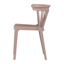 BLISS GARDEN CHAIR WITH BARS PLASTIC SALMON PINK