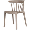 BLISS GARDEN CHAIR WITH BARS PLASTIC TAUPE