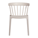 BLISS GARDEN CHAIR WITH BARS ORGANIC FIBER OFF WHITE MELANGE