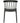 BLISS GARDEN CHAIR WITH BARS PLASTIC BLACK