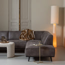 JACOB UPHOLSTERED BENCH CHECKERED PATTERN SAND