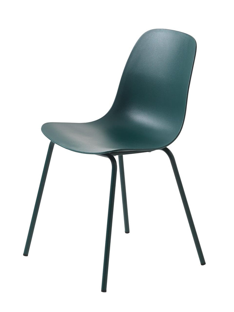Whitby Spisebordsstol, Petrol Grøn-Blå - Sæt af 4