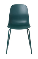 Whitby Spisebordsstol, Petrol Grøn-Blå - Sæt af 4