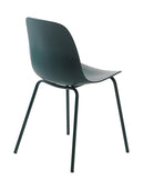 Whitby Spisebordsstol, Petrol Grøn-Blå - Sæt af 4