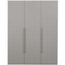 RENS 3-DOORS WARDROBE LONG HANDLE WALNUT/PEBBLE GREY [fsc]