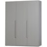 RENS 3-DOORS WARDROBE LONG HANDLE WALNUT/PEBBLE GREY [fsc]