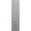 RENS 1-DOOR WARDROBE LONG HANDLE WALNUT/PEBBLE GREY [fsc]