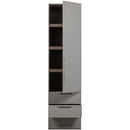 RENS 1-DOOR WARDROBE LONG HANDLE WALNUT/PEBBLE GREY [fsc]