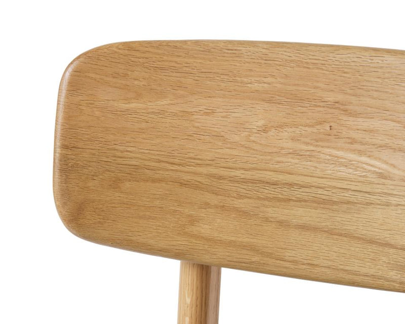 Livo Spisebordsstol, Tan PU, 46x55x82 cm, Sæt af 2