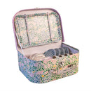 Magni - Tesæt i kuffert, grønne blomster, 15 dele