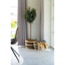 Sintra Plaid fra House Nordic i sort / Hvid / Brun - billede 4