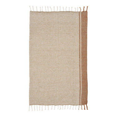 Almora Plaid fra House Nordic i beige / Gylden Orange – billede 2