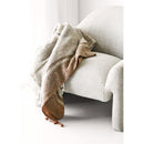 Almora Plaid fra House Nordic i beige / Gylden Orange – billede 4