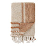 Almora Plaid fra House Nordic i beige / Gylden Orange