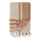 Almora Plaid fra House Nordic i beige / Gylden Orange