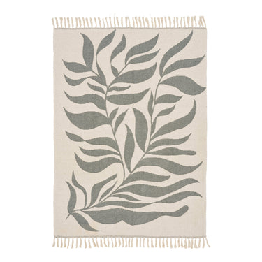 Loni Plaid fra House Nordic i sand / Grøn – billede 2