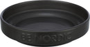 Trixie - BE NORDIC bowl, flat, ceramic/rubber ring, 0.3L/ø16cm, black