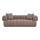 House Nordic - Aurora Sofa, Brun, 226x106x69cm