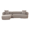 House Nordic - Kingston Sofa, venstrevendt,Brun, 294x90/175x69 cm - Bolig og Haven