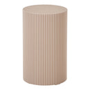 House Nordic - Farense Hjørnebord, Beige, Ø30,H:50cm