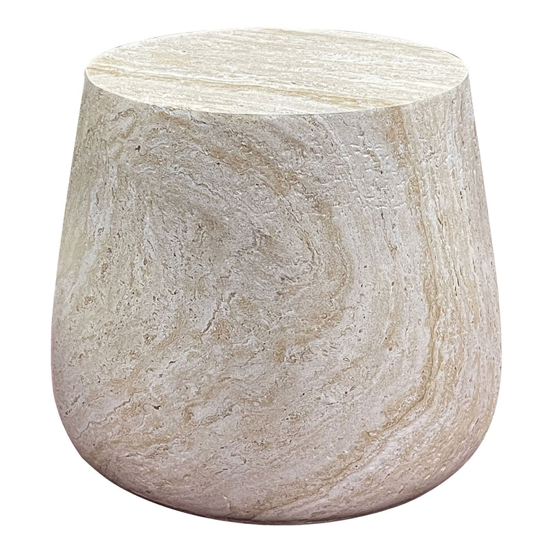 House Nordic - Bonn Sidebord, Natur, fiberclay, Ø47,5cm