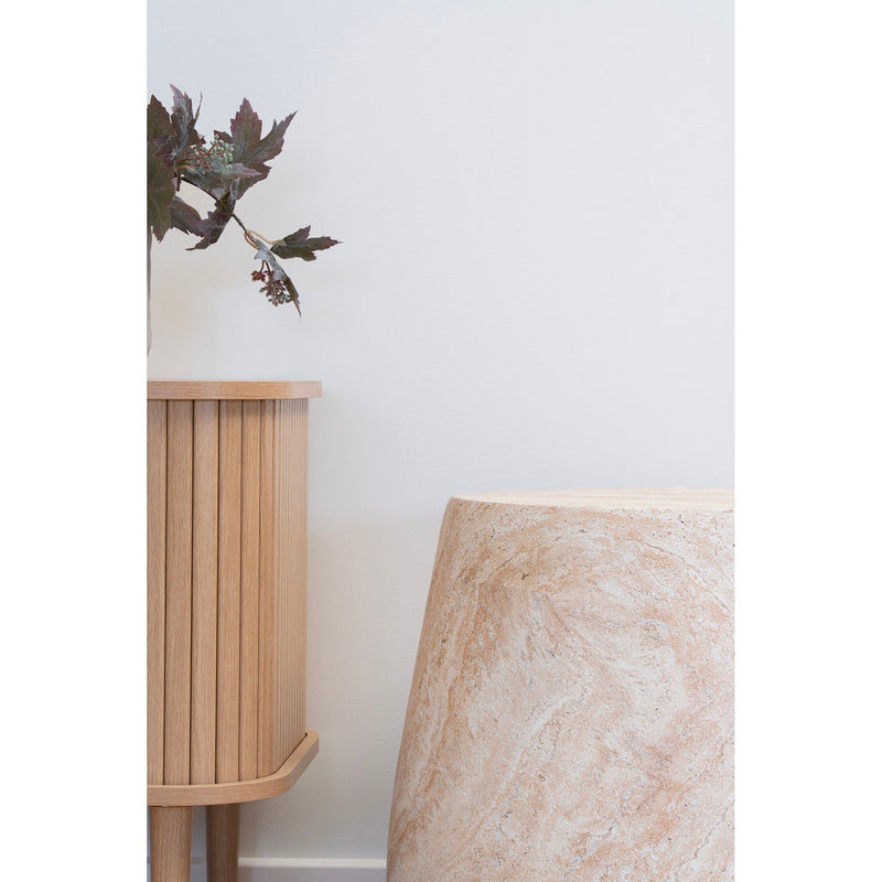 House Nordic - Bonn Sidebord, Natur, fiberclay, Ø47,5cm
