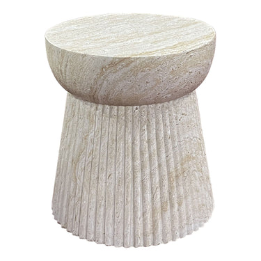 House Nordic - Bonn Sidebord, Natur, Ø37x43cm