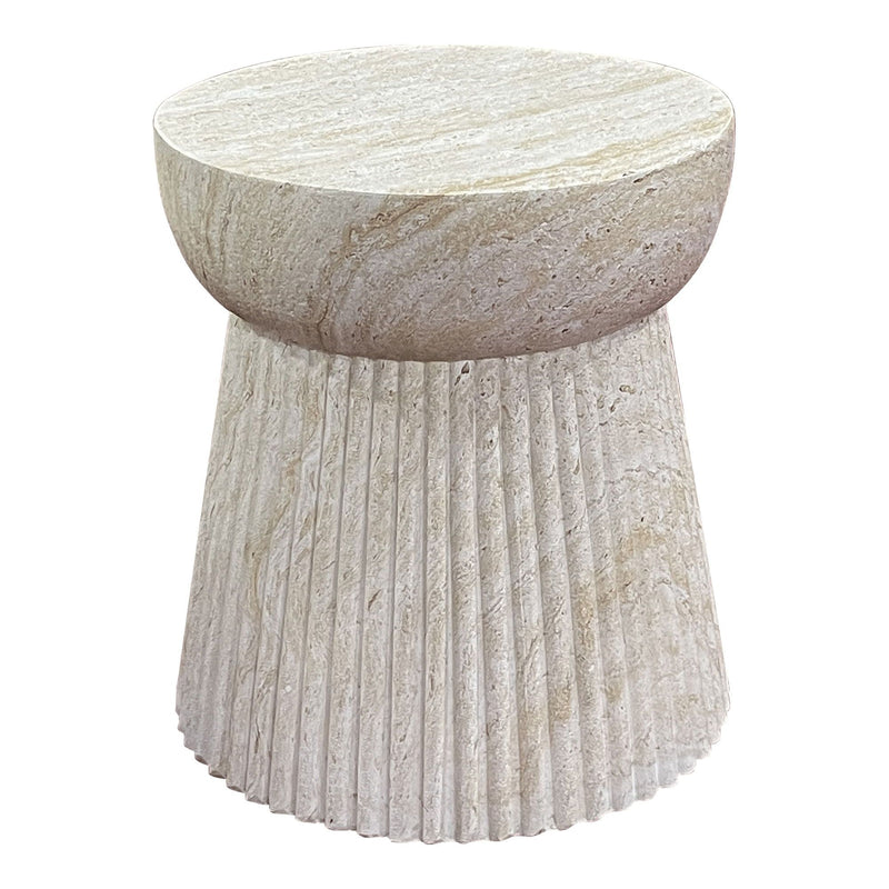 House Nordic - Bonn Sidebord, Natur, Ø37x43cm