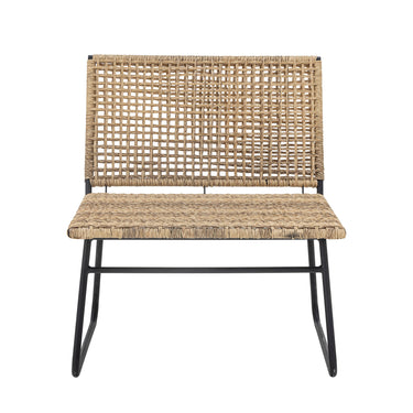 Bloomingville - Vallone Loungestol Polyrattan Natur 79 cm, 2 stk